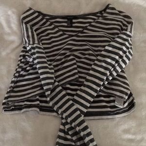 Forever 21 long sleeve crop top
